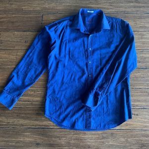 Bugatchi Embroidered dress Shirt large